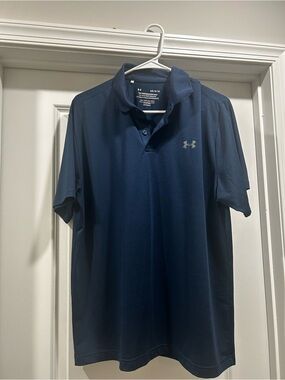 LG Men's Navy Polo Shirt with Logo